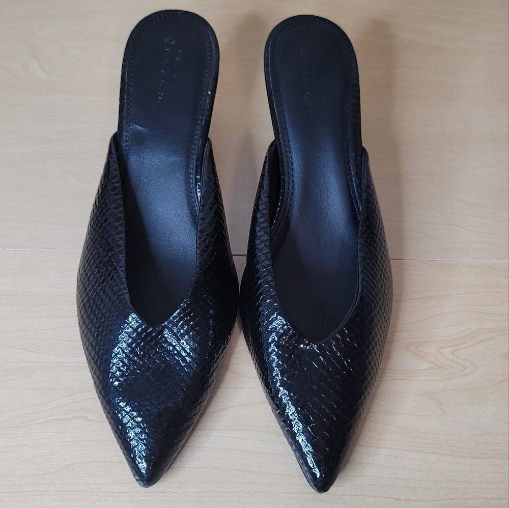 ASOS Design Siena Mid Heeled Mules Size 9 - Picture 3 of 10